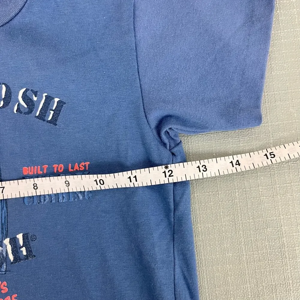 Vintage OshKosh B'gosh Blue Overalls Tee 2T USA